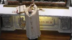 La messa di Francesco per Papa Giovanni Paolo II nel centenario della nascita - dal sito vatican.va  © www.giornaledibrescia.it