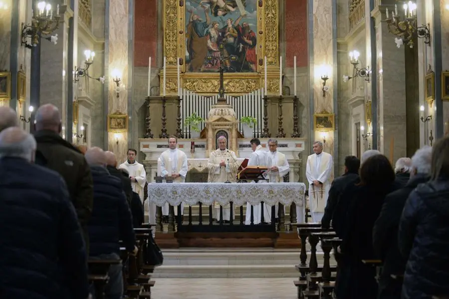 Centro pastorale Paolo VI, incontro tra il vescovo e i giornalisti