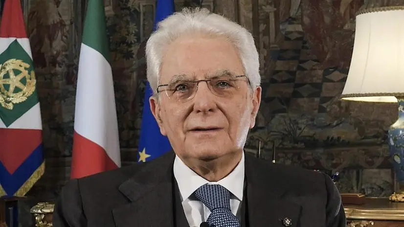 Il presidente della Repubblica Sergio Mattarella