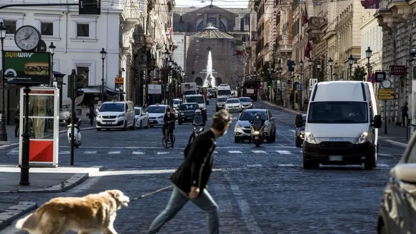 Via Nazionale a Roma - Foto © www.giornaledibrescia.it