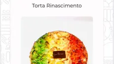 La foto della torta Rinascimento ideata da Iginio Massari per il 2 giugno - Foto tratta da Facebook © www.giornaledibrescia.it