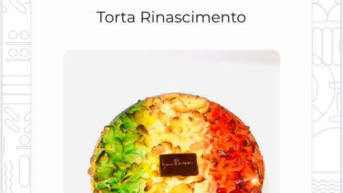 La foto della torta Rinascimento ideata da Iginio Massari per il 2 giugno - Foto tratta da Facebook © www.giornaledibrescia.it