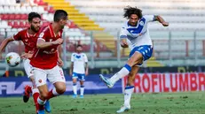 Un momento della partita di Coppa Italia Perugia-Brescia dell'agosto 2019