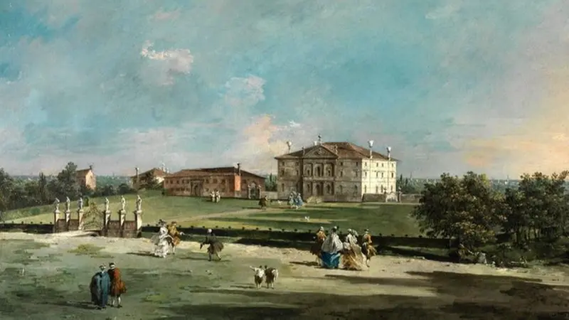 «Villa Loredan a Paese», opera del vedutista Francesco Guardi - Foto © www.giornaledibrescia.it