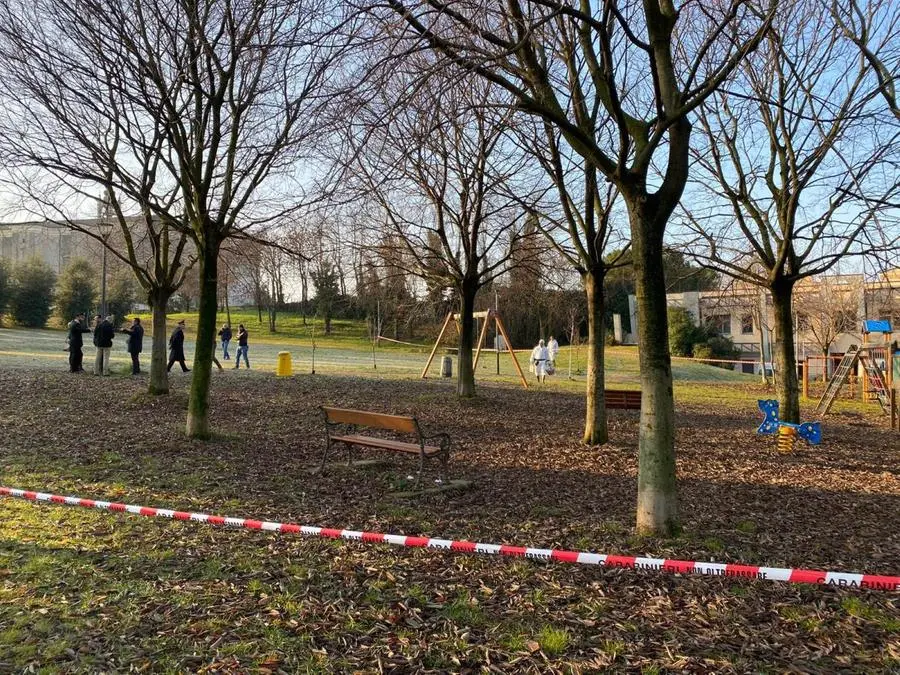 Il parco in cui è stato trovato il corpo di Francesca