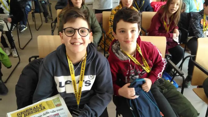Le quinte A e B della primaria Margherita Hack al GdB