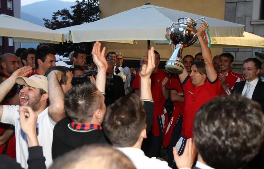 Lumezzane, 10 anni fa il trionfo in Coppa Italia - Foto New Reporter © www.giornaledibrescia.it