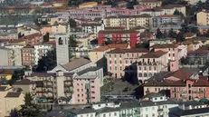 Una panoramica di Brescia, zona Lamarmora