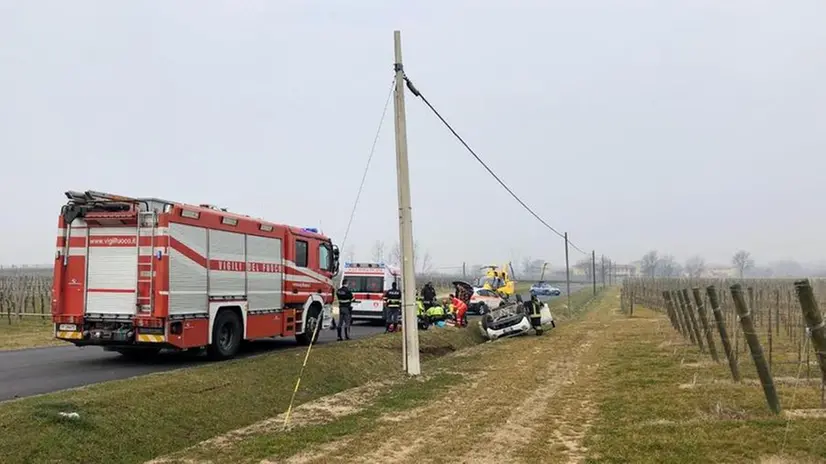 Incidente a Pozzolengo, neonato ferito - © www.giornaledibrescia.it