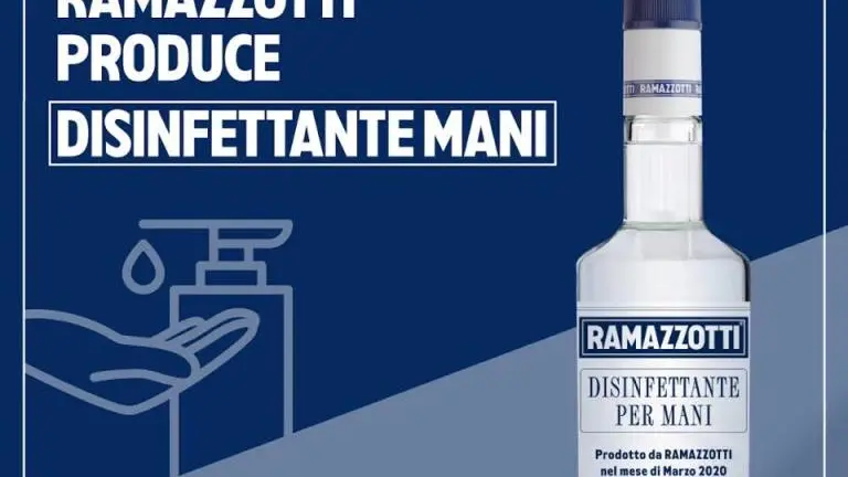 Ramazzotti produce disinfettante per le mani