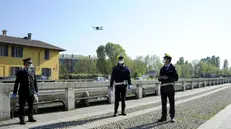 Controlli con i droni, nel Milanese