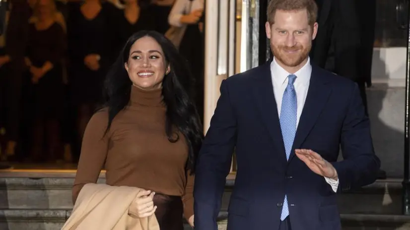 Harry e Meghan - Foto Ansa © www.giornaledibrescia.it