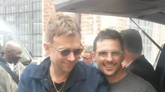 Diego Vianelli con Damon Albarn