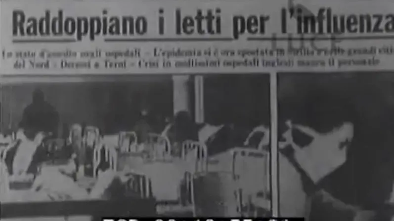 Un'immagine del video dell'Istituto Luce