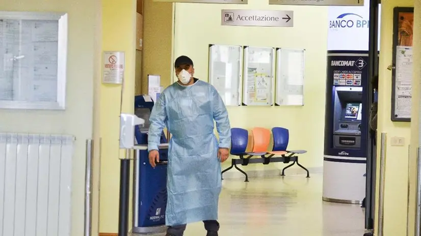 Coronavirus, l'ospedale di Codogno - Foto Ansa  © www.giornaledibrescia.it