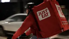 Un rider di Just Eat