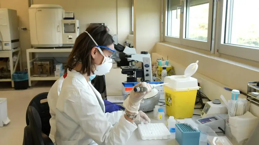 Tecnici al lavoro in laboratorio - Foto © www.giornaledibrescia.it