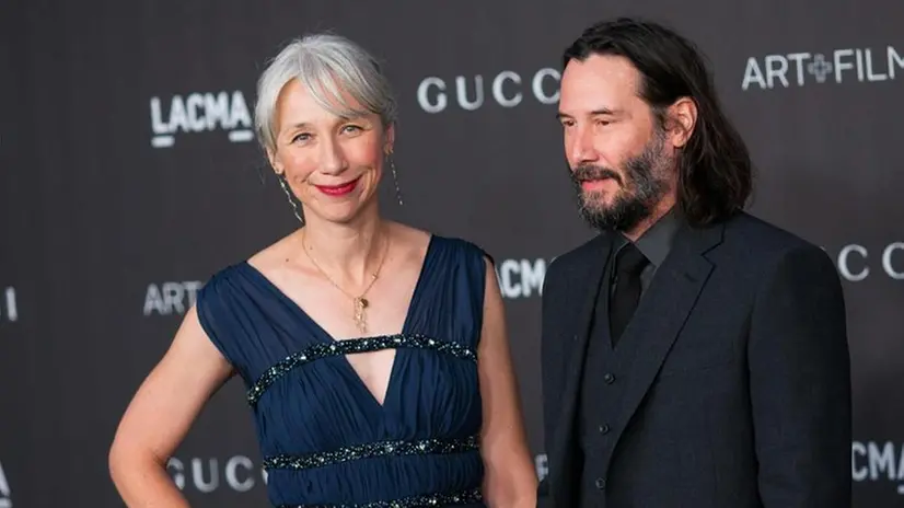 Keanu Reeves e la fidanzata Alexandra Grant - © www.giornaledibrescia.it