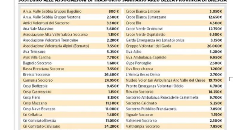 Il dettaglio di spesa -  Foto © www.giornaledibrescia.it