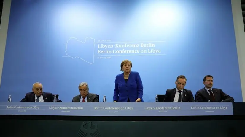 Conferenza di Berlino: trovato l'accordo per accompagnare la Libia fuori dalla crisi - Foto Epa/Omer Messinger