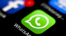 Il simbolo di WhatsApp sul display di un cellulare - Foto © www.giornaledibrescia.it