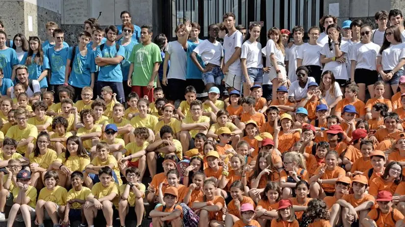 Flash mob dei Grest a Brescia (foto d'archivio)