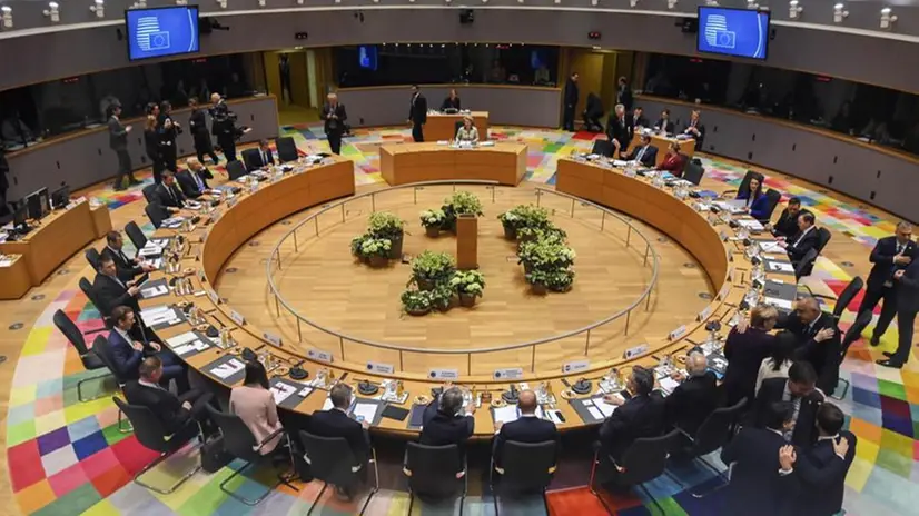 Il consiglio europeo a Bruxelles - Foto Epa/Riccardo Parreggiani © www.giornaledibrescia.it