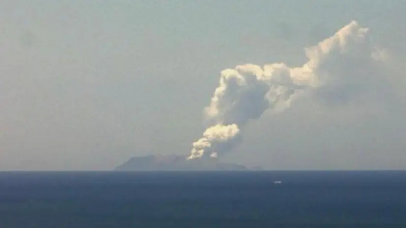 L'eruzione a White Island
