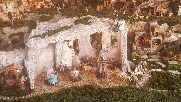 Natività storica, il presepio di via Magenta si estende su 60 metri quadri - Foto © www.giornaledibrescia.it