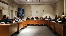 Un momento della seduta del Consiglio comunale