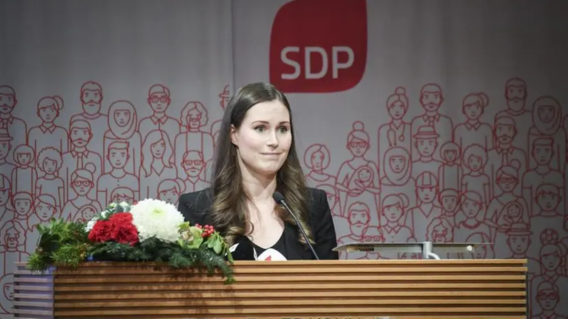 Sanna Marin, premier finlandese - Foto EPA/KIMMO BRANDT © www.giornaledibrescia.it