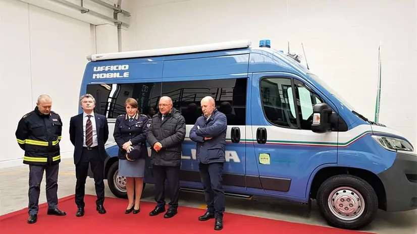 A35, l'ufficio mobile della Polizia di Stato - © www.giornaledibrescia.it