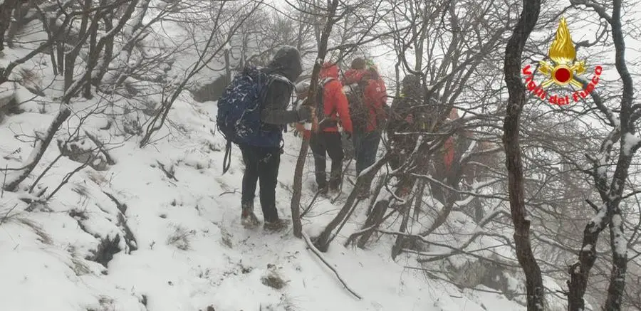 Escursionisti dispersi e ritrovati sul Pizzocolo: i soccorsi