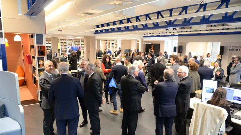 Nuova redazione multimediale del GdB, alcuni momenti della visita