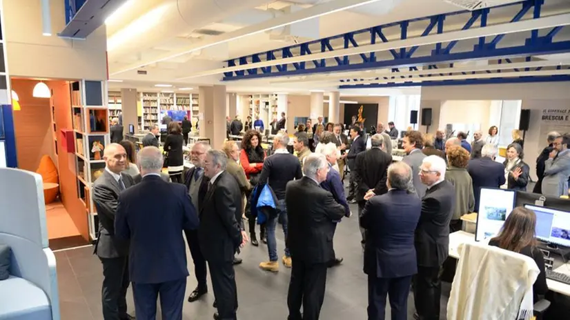 Nuova redazione multimediale del GdB, alcuni momenti della visita