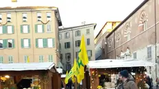 Il mercato di Campagna Amica in piazza Paolo VI