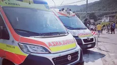 Ambulanze dei volontari di Villa Carcina -  © www.giornaledibrescia.it