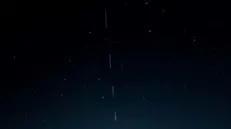 I satelliti Starlink SpaceX nel cielo - © www.giornaledibrescia.it