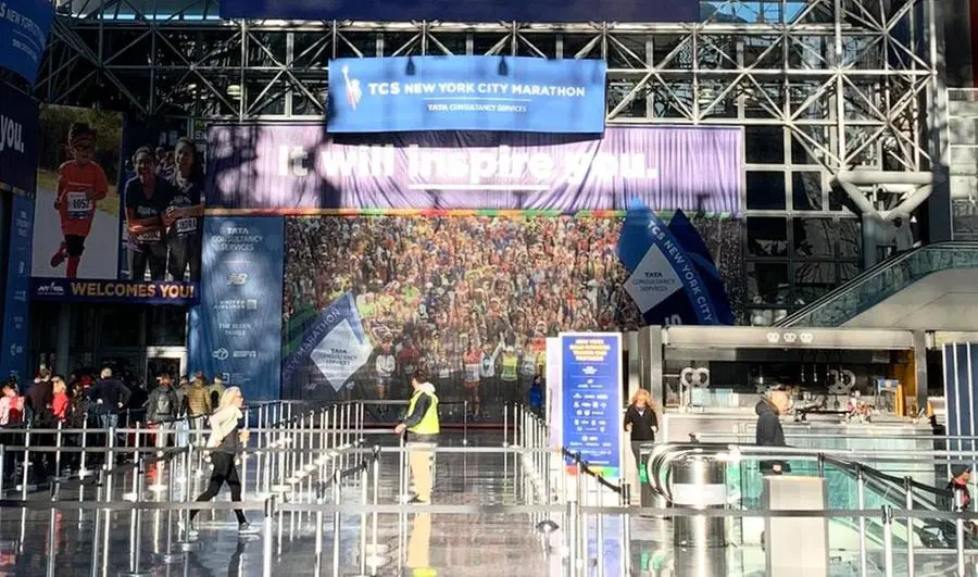 I bresciani alla Maratona, foto da New York