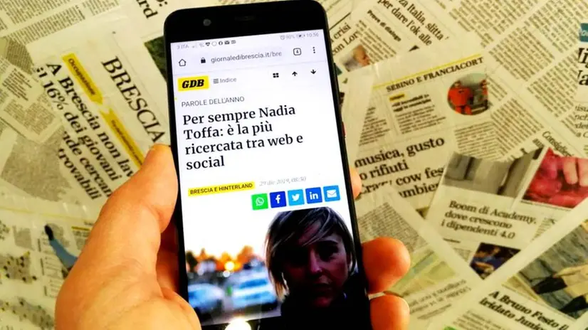 Tra le notizie più lette del 2019 quelle relative alla morte di Nadia Toffa - © www.giornaledibrescia.it