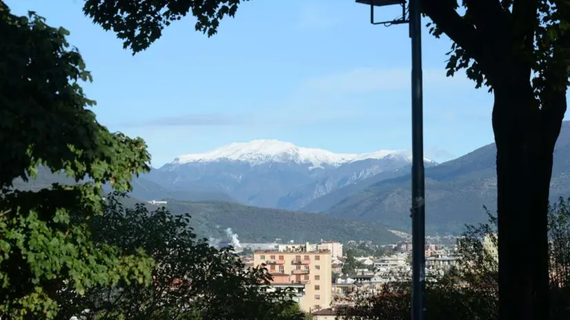 Neve sulle cime dal Guglielmo al Baldo