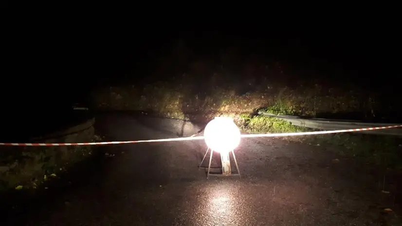 Alone di Casto è isolata: chiusa la strada anche per i pedoni