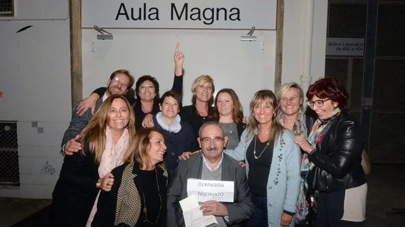 La festa per il pensionamento di Riccardo Romagnoli