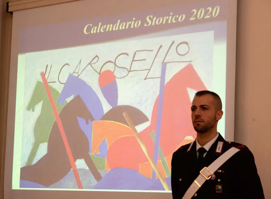 La presentazione del Calendario 2020 dei Carabinieri
