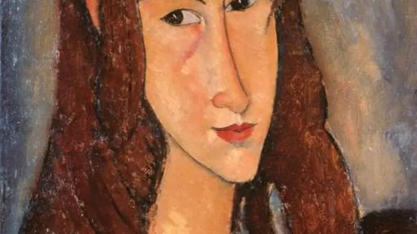 Il particolare di un quadro di Modigliani - © www.giornaledibrescia.it