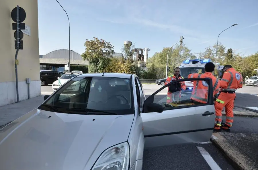 L'incrocio dove è avvenuto lo scontro