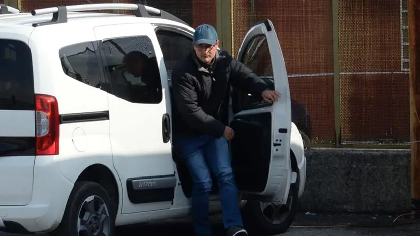 L'arrivo in carcere di Mirco Franzoni