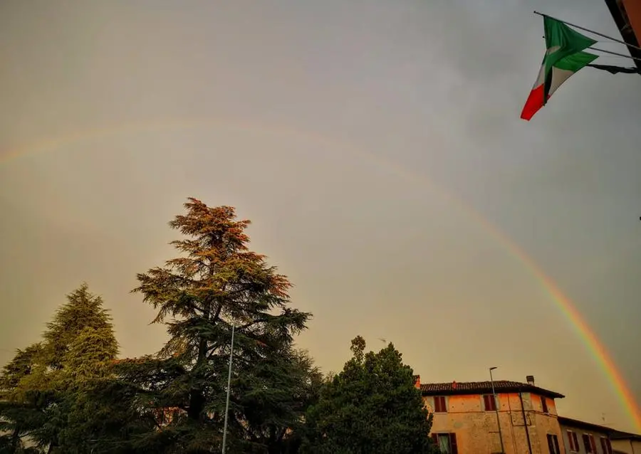Doppio arcobaleno nel Bresciano, parte seconda