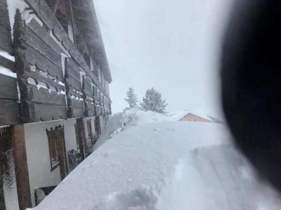 La neve al passo del Tonale supera il metro