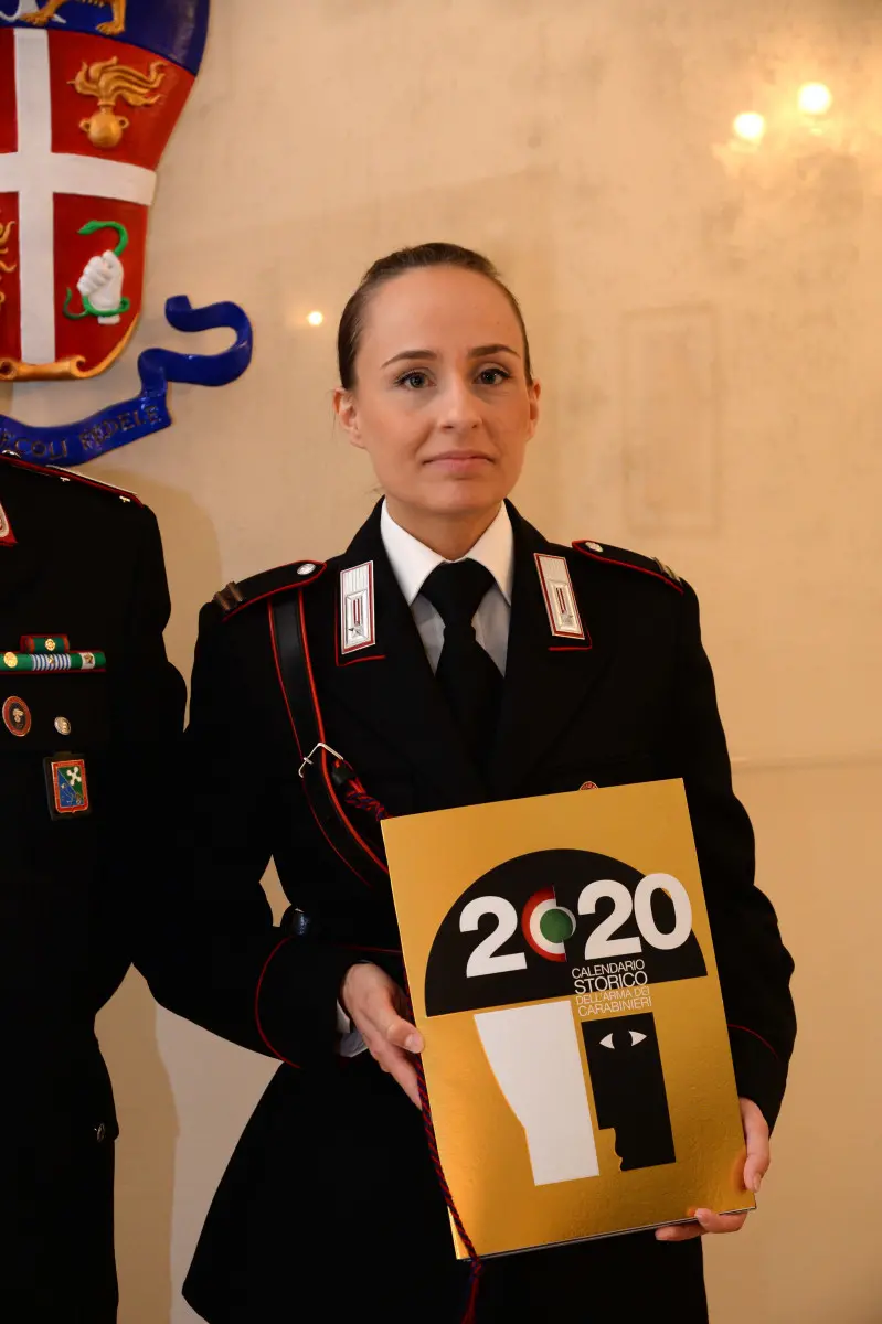 La presentazione del Calendario 2020 dei Carabinieri